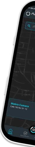 Imagen de un celular con aplicación de ruedaz